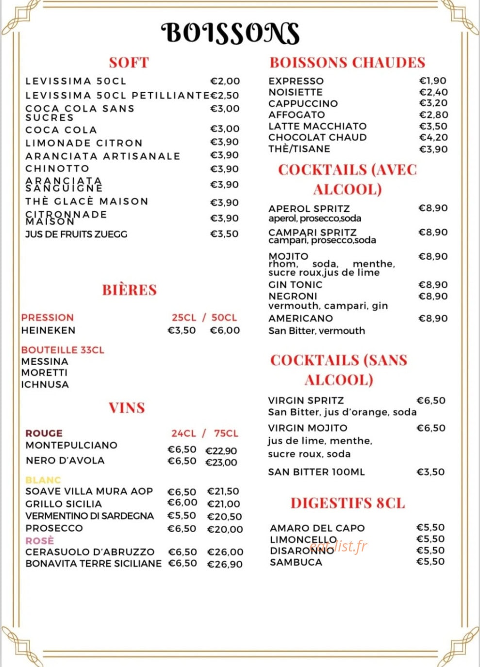 Da Noemi — carte page 2