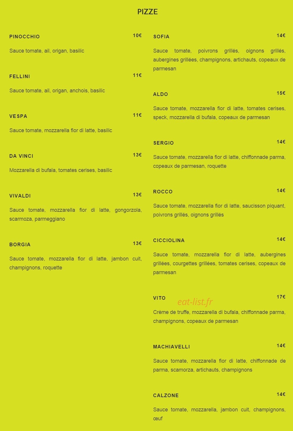 Da Vito — carte page 2