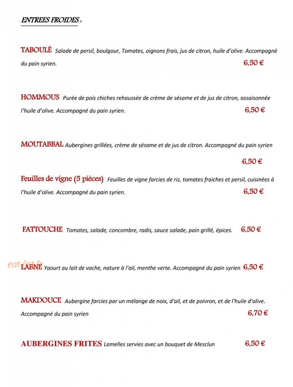 Damas — carte page 2