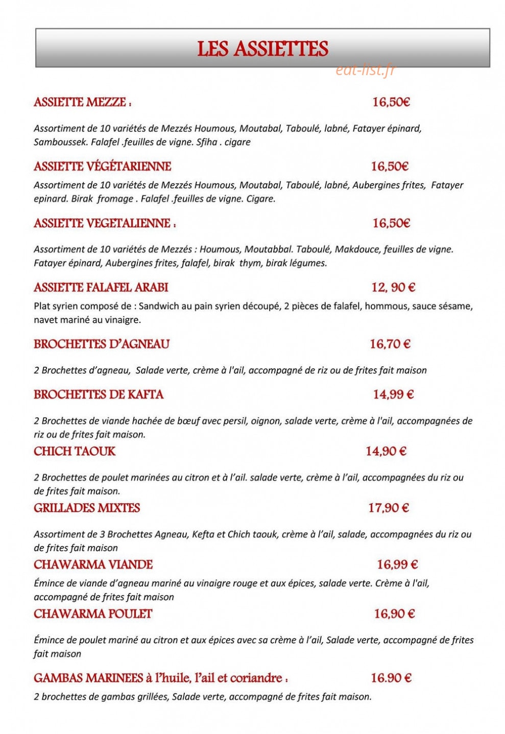Damas — carte page 3