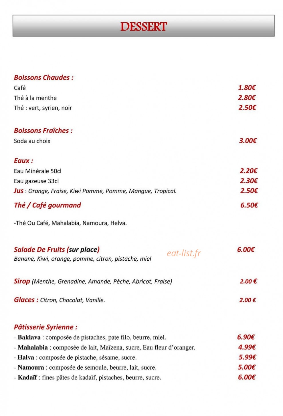 Damas — carte page 6