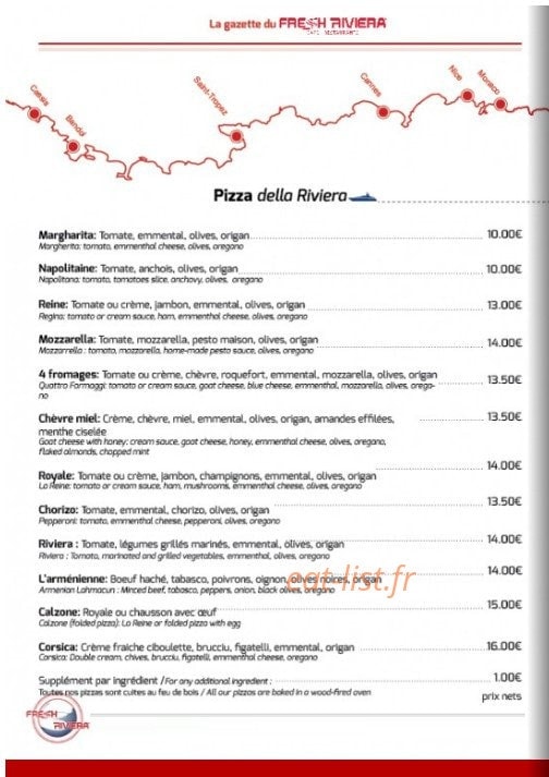 Fresh riviera — carte page 6