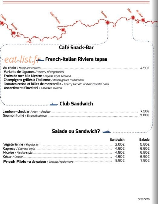 Fresh riviera — carte page 8