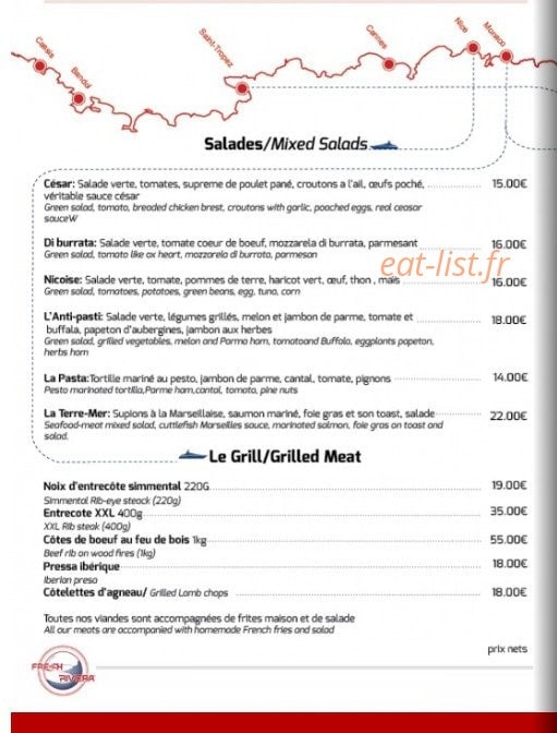 Fresh riviera — carte page 4