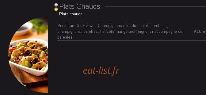 Carte et menu de Gan's Fashion Food à Aix-en-Provence — Les plats chauds