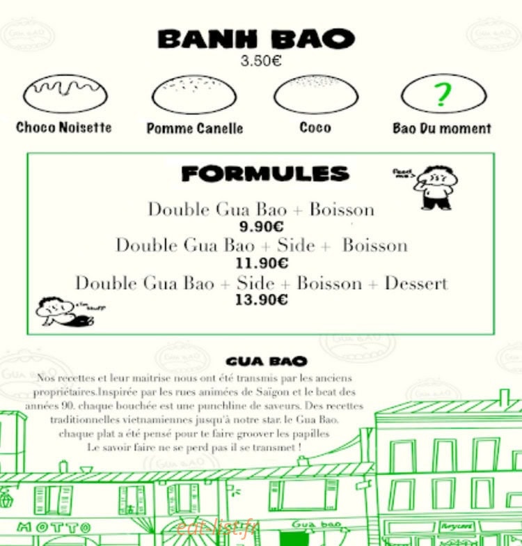 Gua Bao — carte page 1