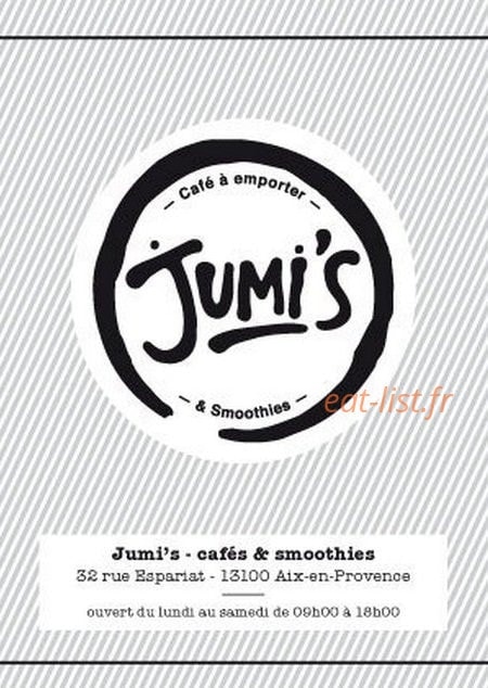 Jumi's — carte page 1