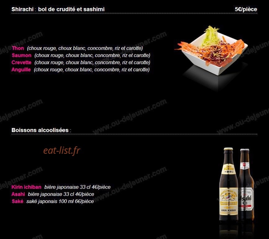 Kalisushi — carte page 5