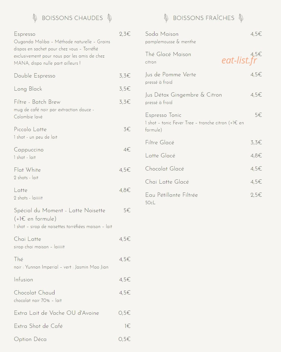 Kava — carte page 4