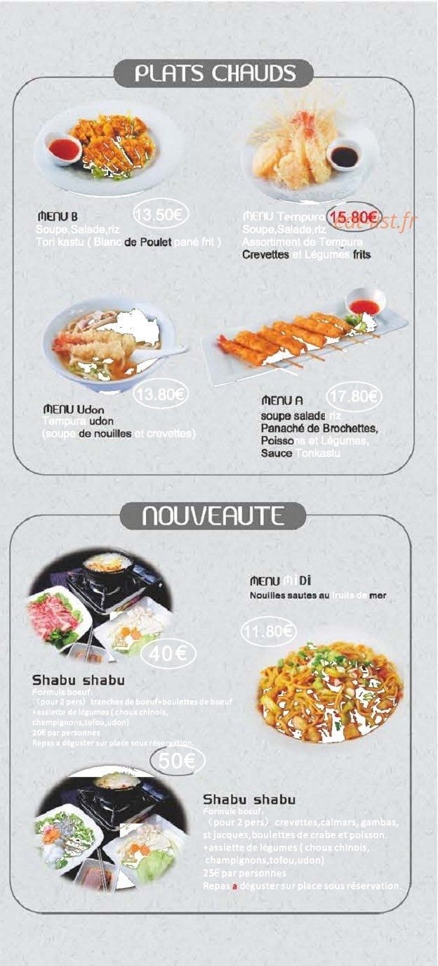 kiwa Sushi — carte page 6