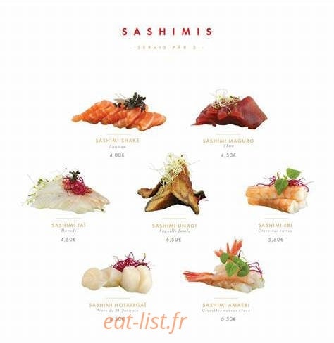 Koï sushi bar — carte page 7