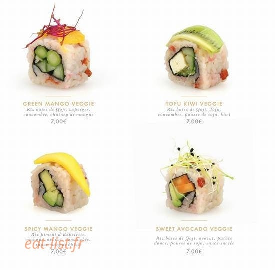 Koï sushi bar — carte page 11