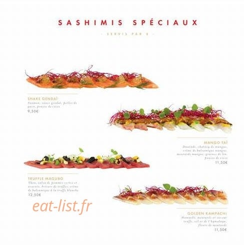 Koï sushi bar — carte page 8