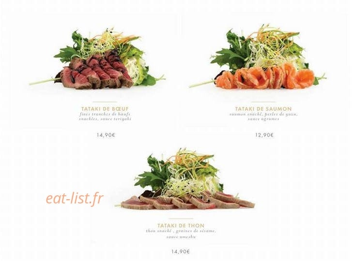 Koï sushi bar — carte page 17