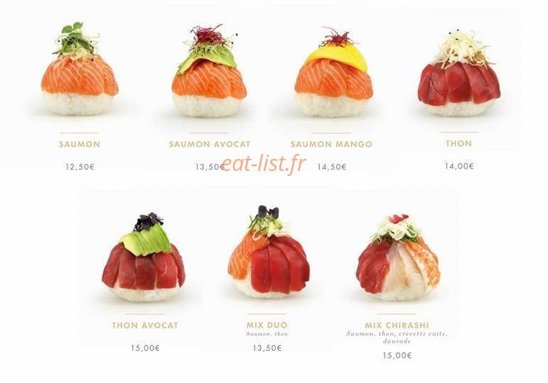 Koï sushi bar — carte page 18