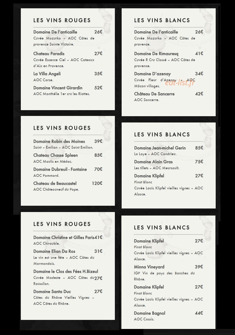 Koï — carte page 8