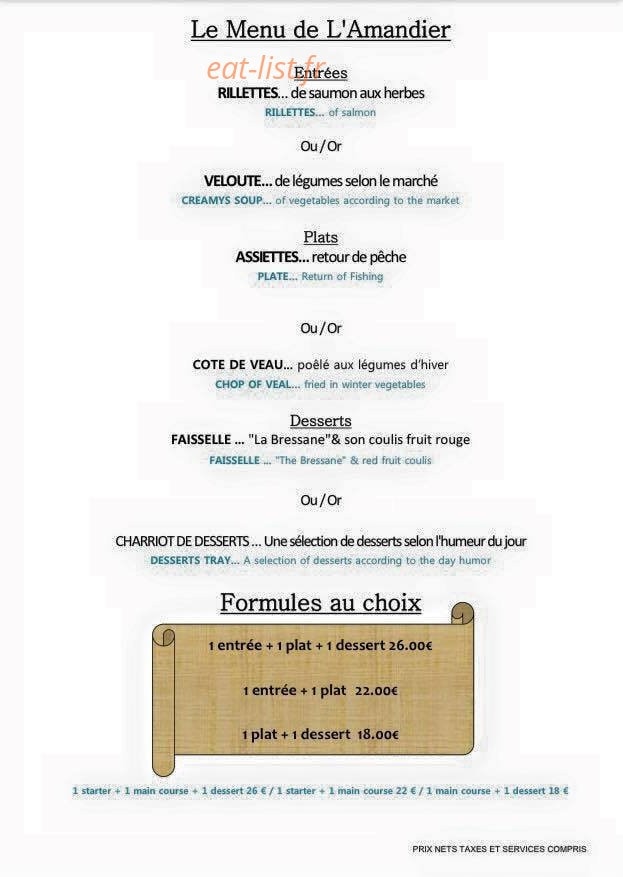 L'amandier — carte page 4