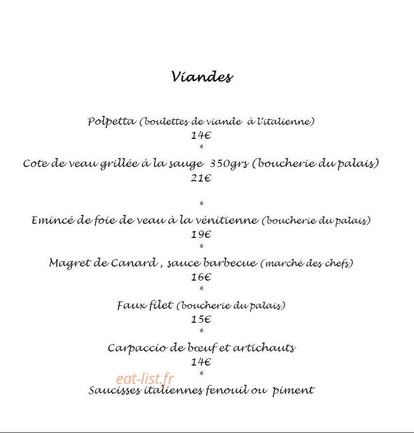 L'Amoroso — carte page 2