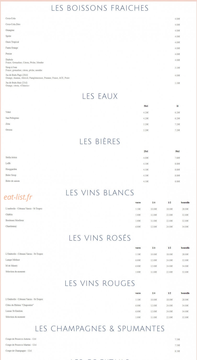L’astoria — carte page 3