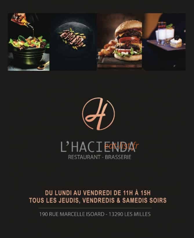 L'Hacienda — carte page 1