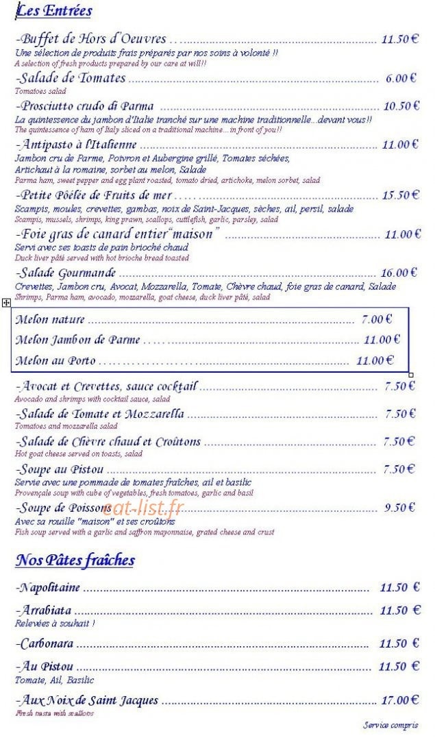 La Brocherie — carte page 1