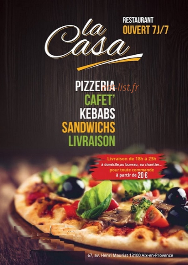 La Casa — carte page 1