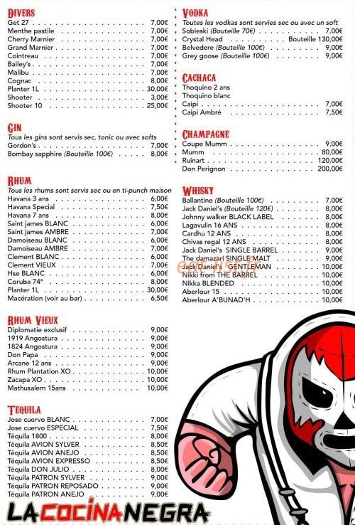 La cocina negra — carte page 2
