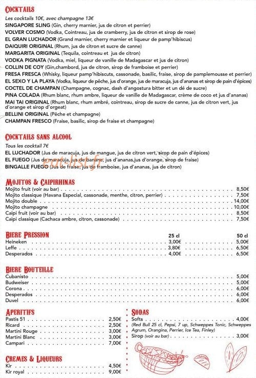 La cocina negra — carte page 1