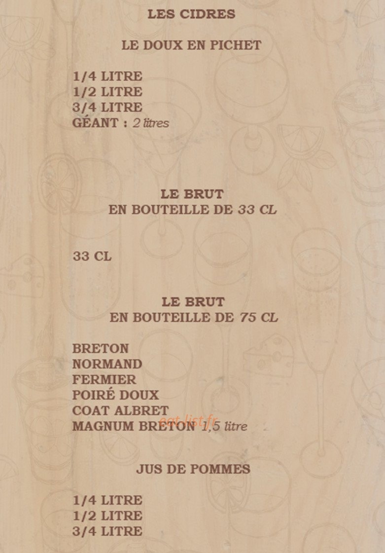 La crep'sautiere — carte page 9