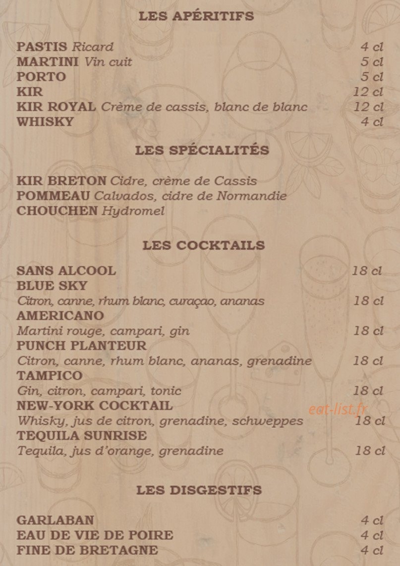 La crep'sautiere — carte page 8