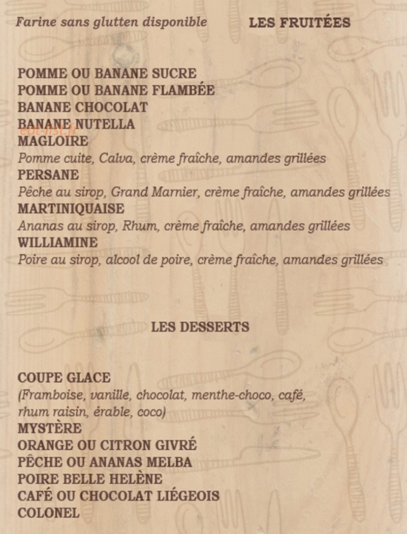 La crep'sautiere — carte page 6