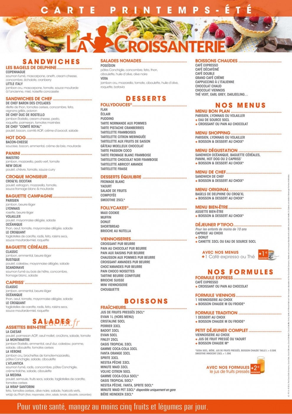 La croissanterie à Aixenprovence menu et photos