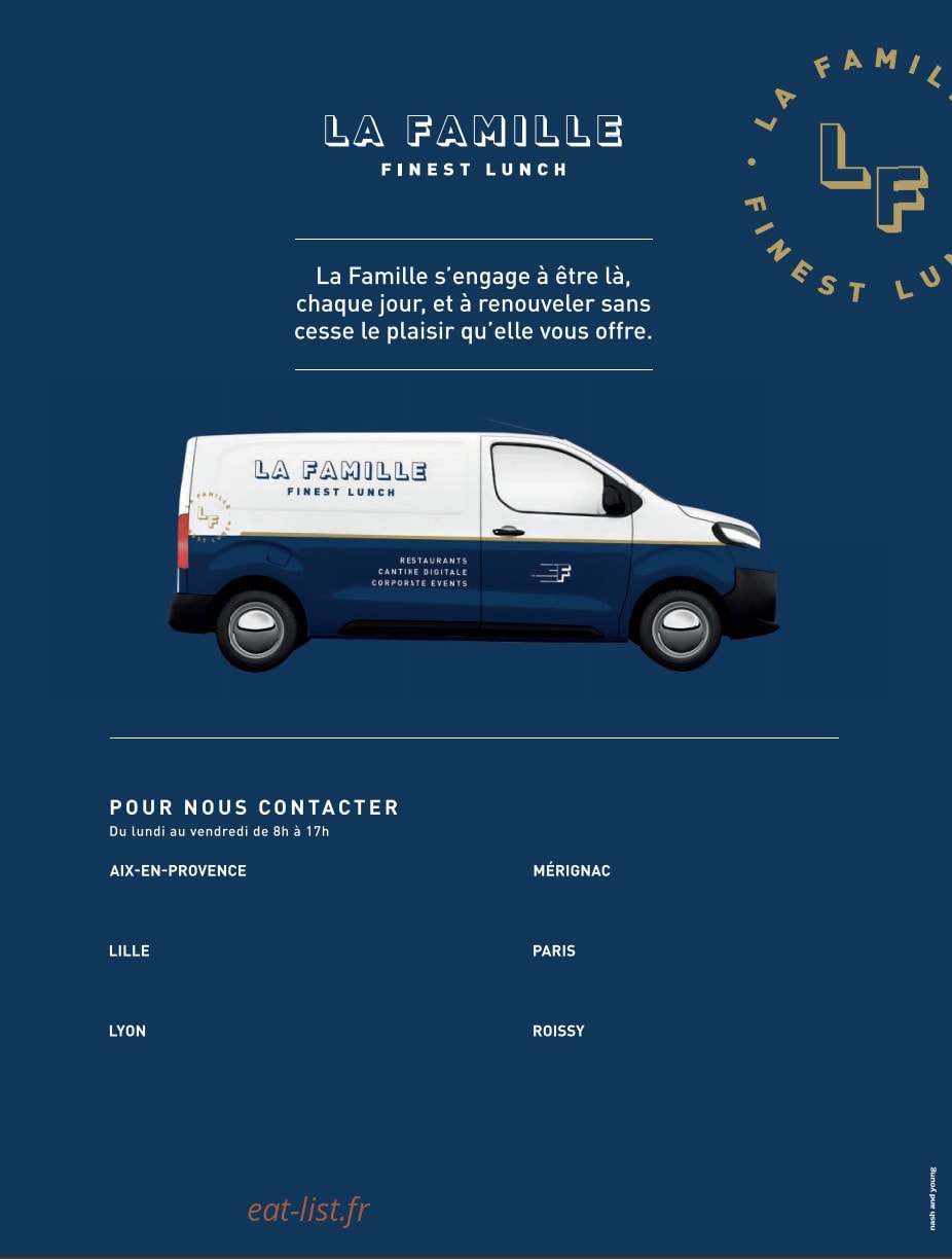 La Famille Finest Lunch — carte page 13