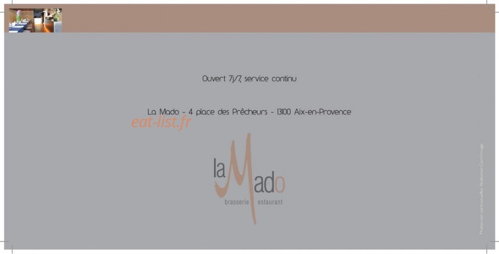La mado — carte page 12