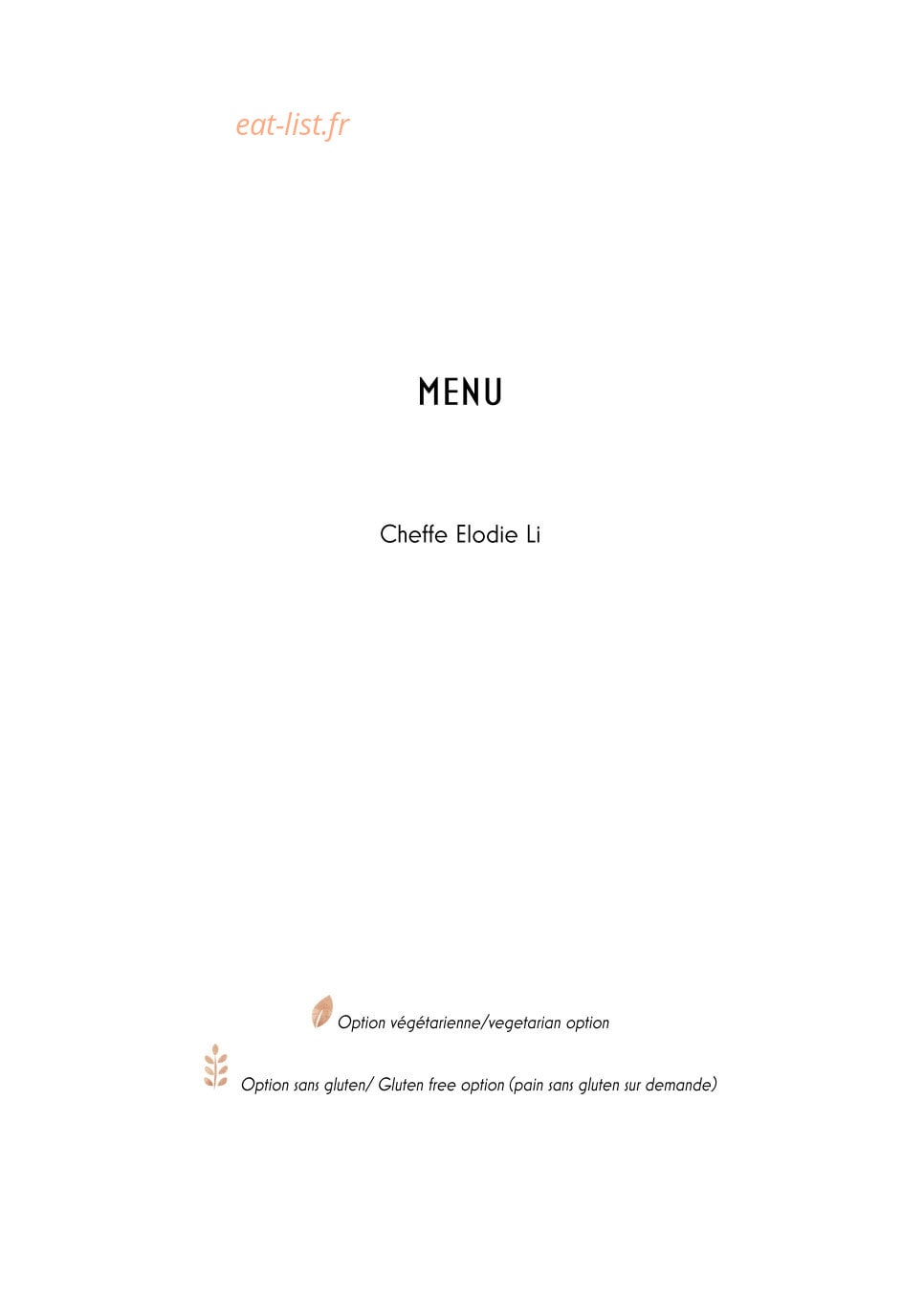 La Maison Française — carte page 1