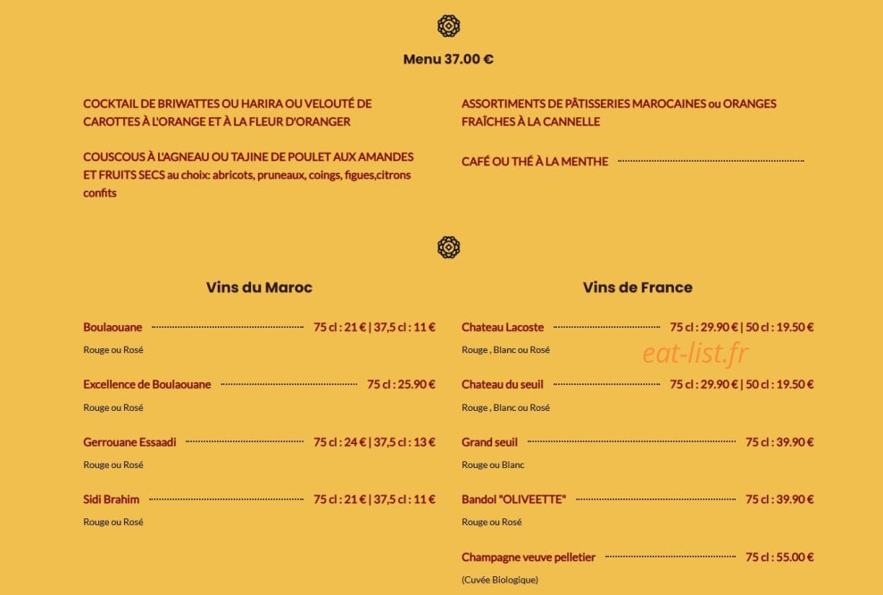 La Menara — carte page 3