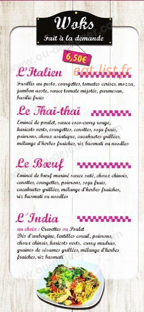 La Mie Dinette — carte page 2
