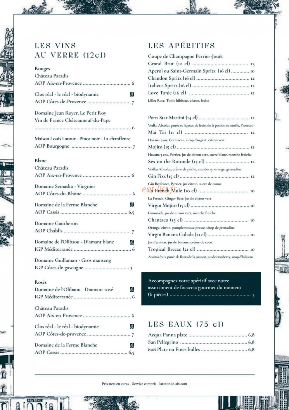 La Rotonde — carte page 1