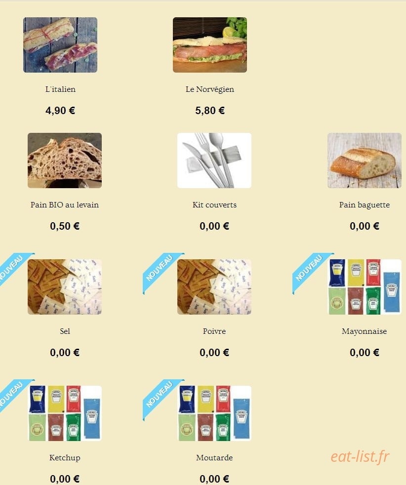 Le Bistro Bobo — carte page 6