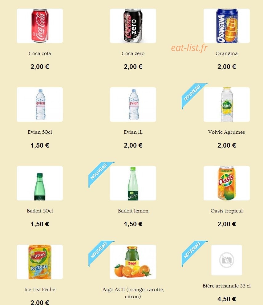Le Bistro Bobo — carte page 5