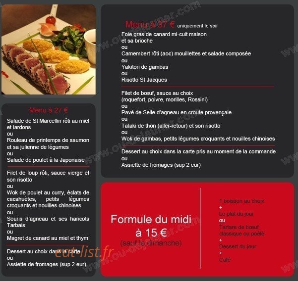 Le Bistroquet — carte page 2
