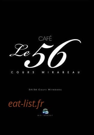 Le café 56 — carte page 1