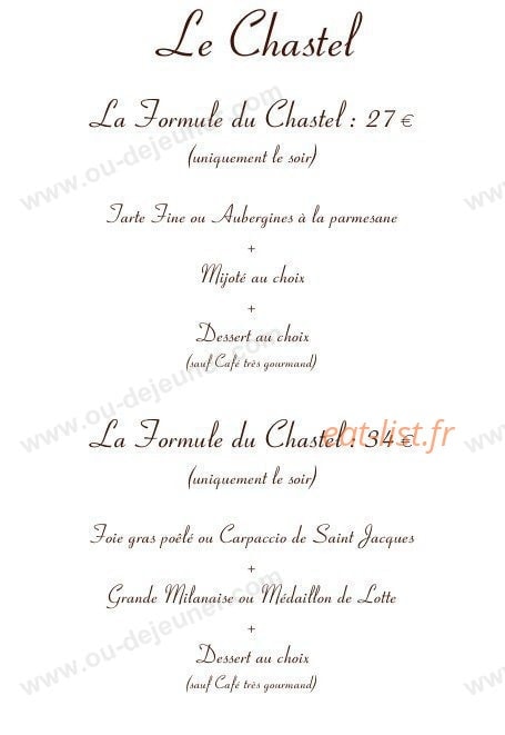 Le Chastel — carte page 9