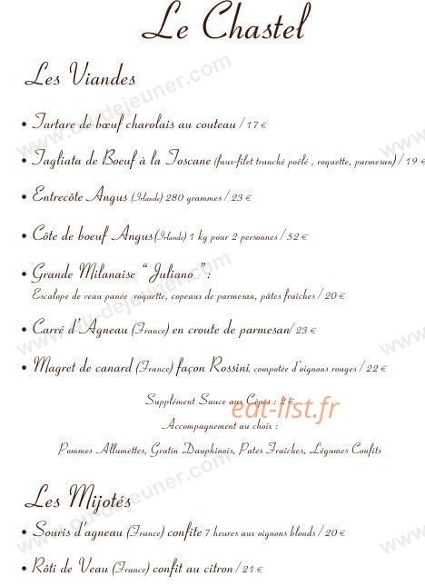 Le Chastel — carte page 3