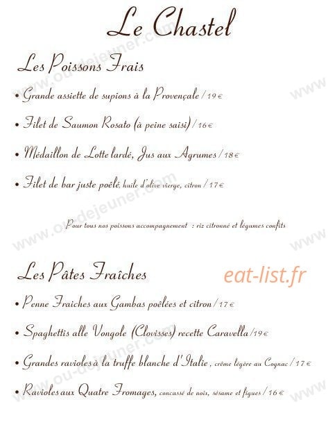 Le Chastel — carte page 2