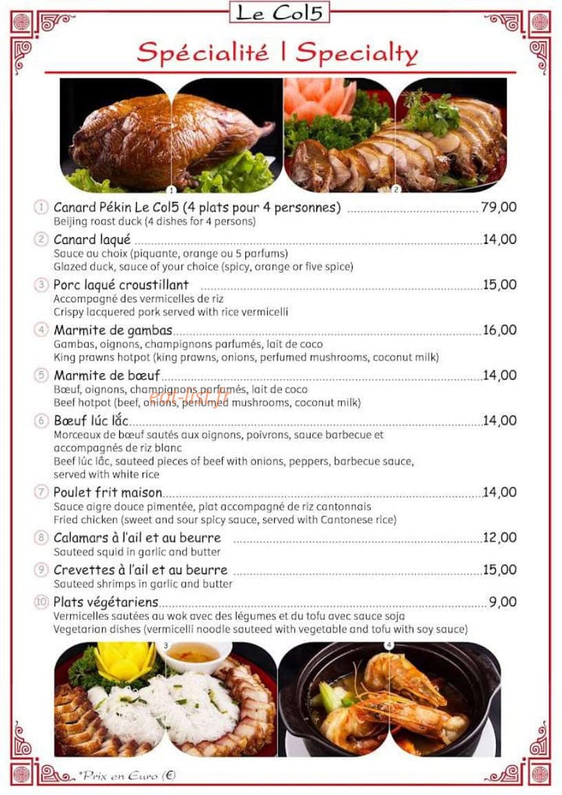 le Col 5 — carte page 6