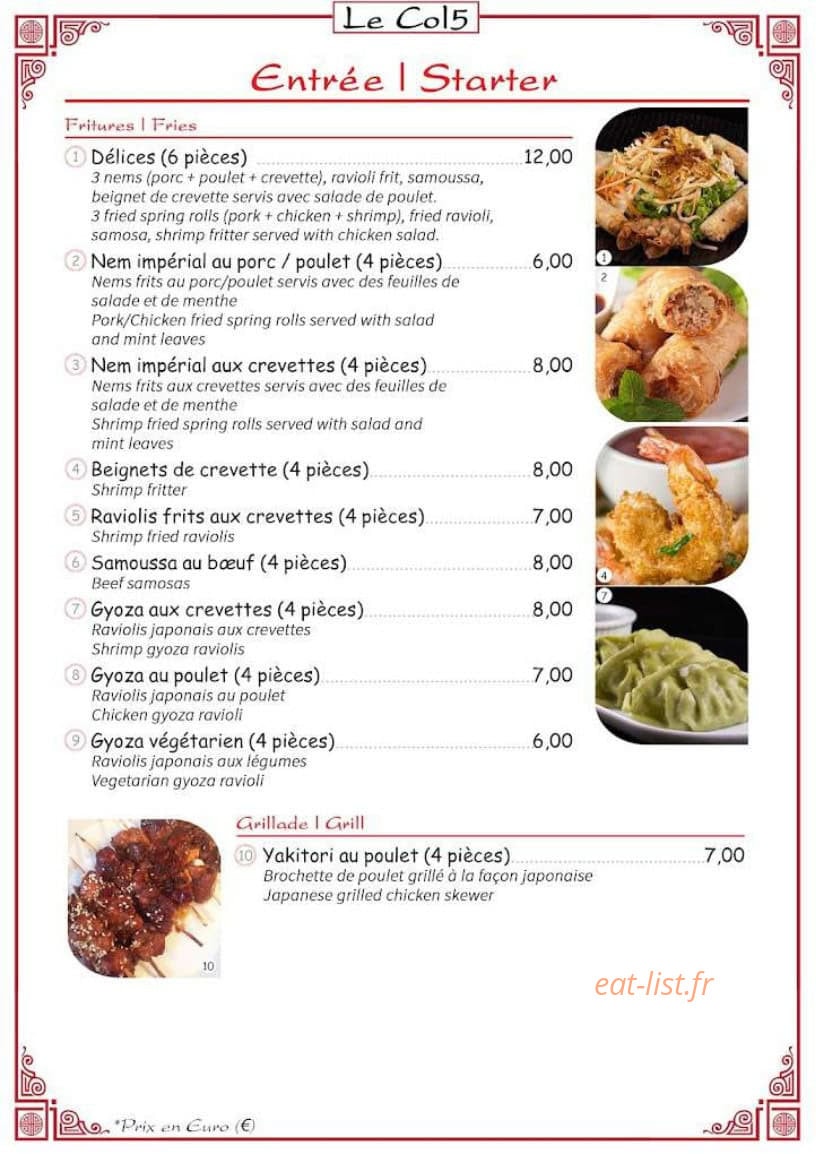 le Col 5 — carte page 2