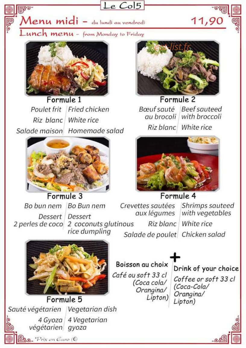 le Col 5 — carte page 8