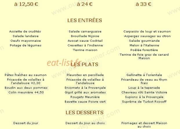 Le Grillon — carte page 9