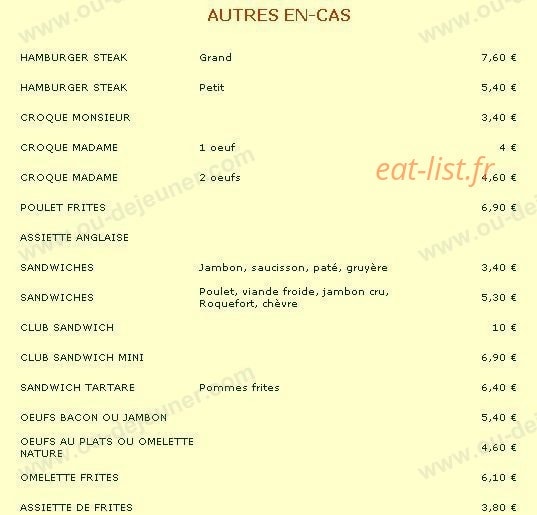 Le Grillon — carte page 7